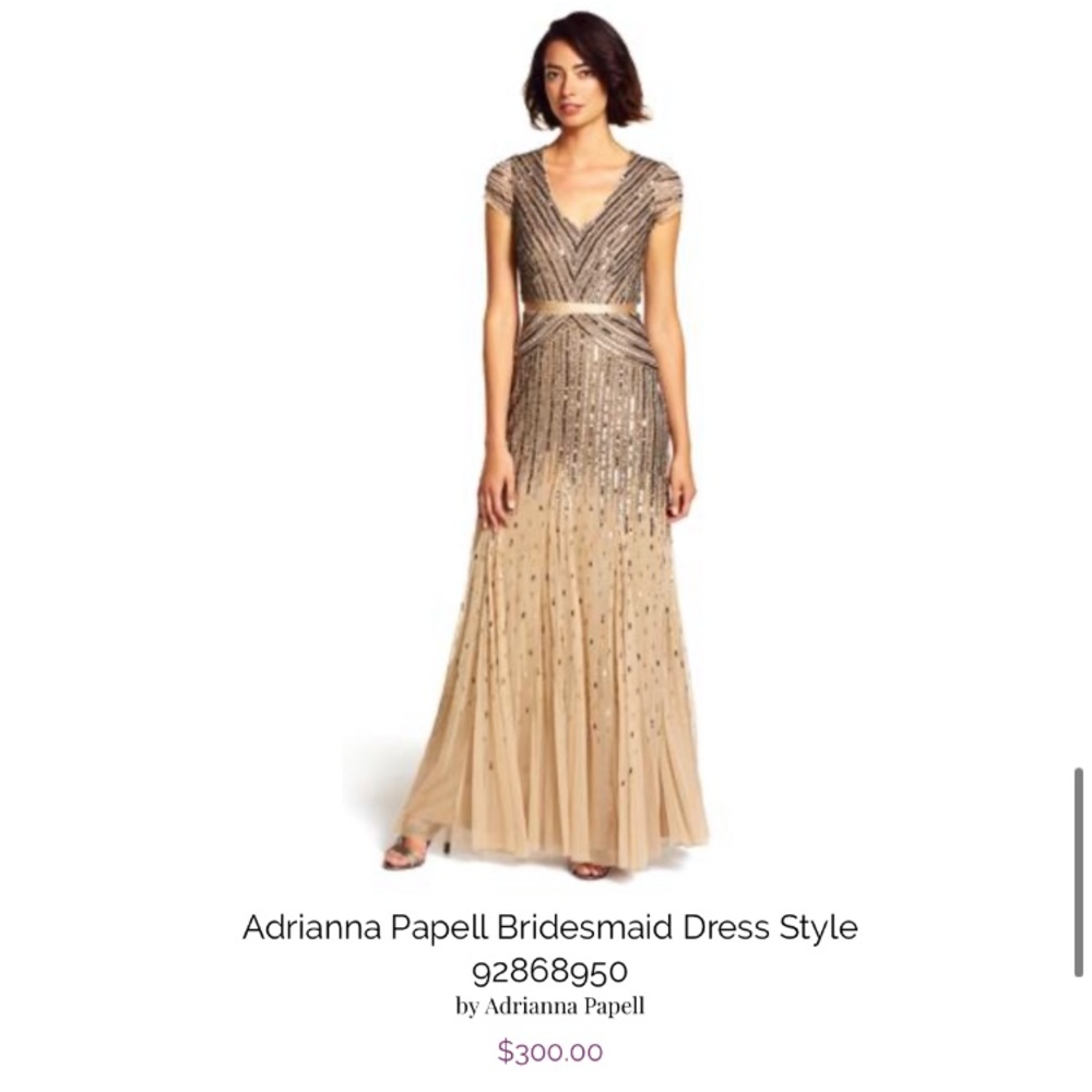 Sequin Bridesmaid Gown